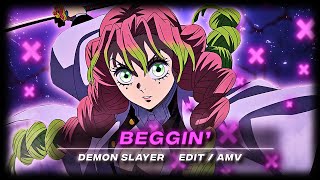 「Beggin' 🌸」Demon Slayer Mitsuri「AMV/EDIT」4K