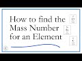 Mass Number and Isotopes Concepts