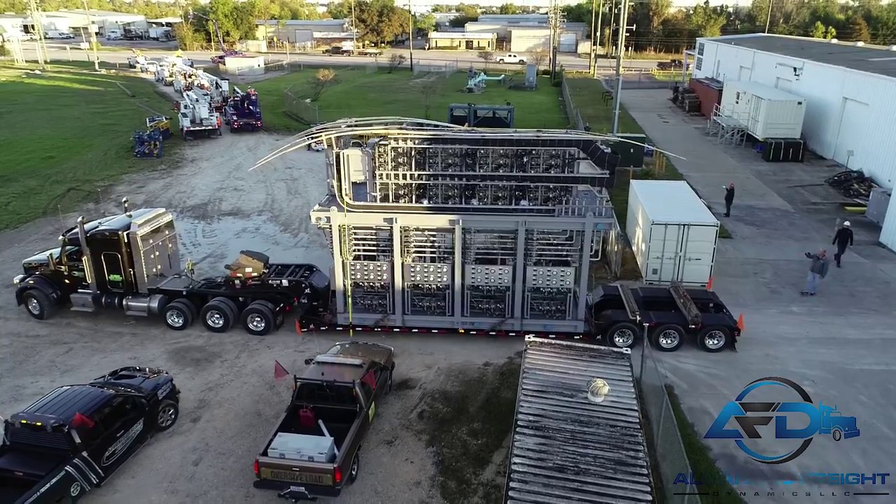Advanced Freight Dynamics Supersize Load Houston, TX YouTube