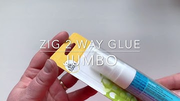 How to use Zig 2-Way Glue Pen - Jumbo