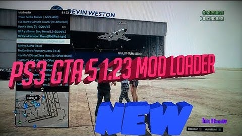 MOD MENU (modloader) GTA V PS3 1.27/1.28 BLES/BLUS +DOWNLOAD