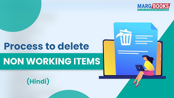 Process to delete Non Working Items [Hindi] | Marg Books | ONLINE Accounting Software