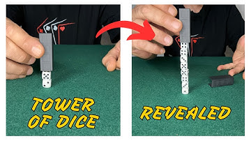 TOWER OF DICE TRICK TUTORIAL 🎲🪄