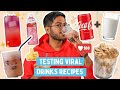 Testing viral drink recipes  shocking results  tiktok viral recipes