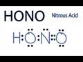 HONO Molecule Valence Electrons and Structure