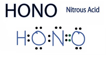 HONO Lewis Structure: How to Draw the Lewis Structure for HONO