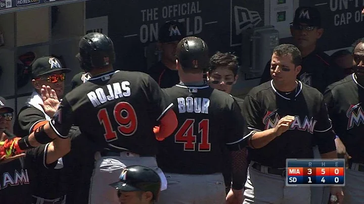 MIA@SD: Rojas pads the lead with a sacrifice fly