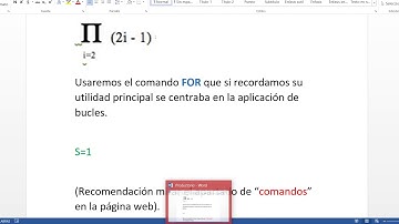Productorios en MATLAB