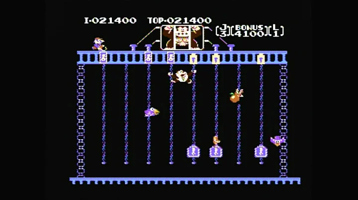 CGR Undertow - DONKEY KONG JR. for NES Video Game Review