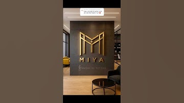 MIYA turned into a logo! ✨Drop your name below — you could be next! 👇🏻🥰