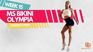 Ms. Bikini Olympia Week 15: Navigating Fit Issues and Last-Minute Prep