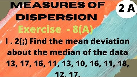 Mean deviation about the median |@EAG