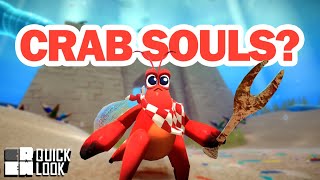 Underwater Dark Souls in Another Crabs Treasure - Quick Look