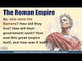 Learn english through story level 3  subtitle  the roman empire