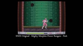 SNES Original - Mighty Morhin Power Rangers - Park