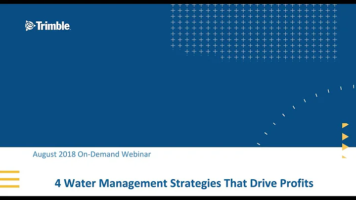 Trimble Ag Software Webinar: Water Management Stra...