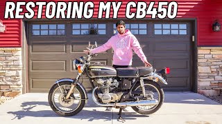 Starting My Honda CB450 After 10 Years | Restoration PT 1
