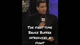Bruce Buffer’s First Announcement In The UFC