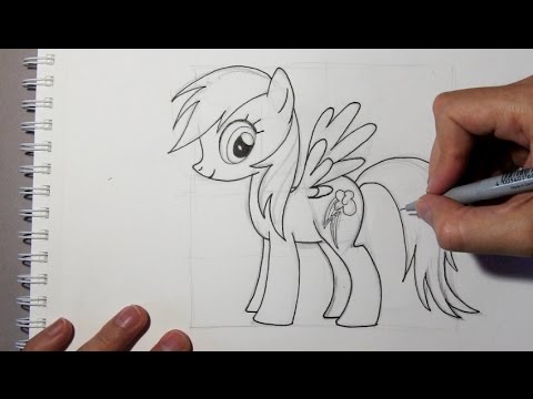 Vidéo: Comment Dessiner Un Rainbow Dash étape Par étape