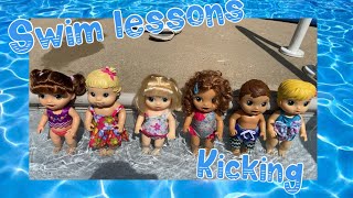 BABY ALIVE Swim lessons: Kicking | Furbtastic