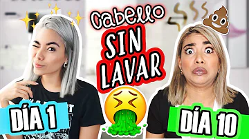 ¿Puedo estar una semana sin lavarme el pelo?