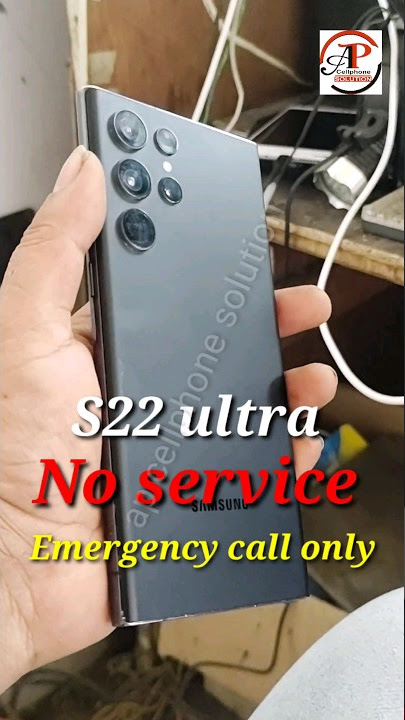 Samsung galaxy S22 ultra no service // Emergency call only #shorts #viralvideo #noservice
