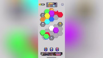 Hexa sort Level 59 Solution Walkthrough 