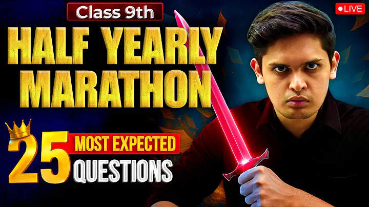 Class 9th Science - 25 Most Expected Questions 🔥 | Half Yearly Exams | Prashant Kirad