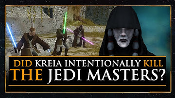 Did Kreia INTENTIONALLY Kill The Jedi Masters?