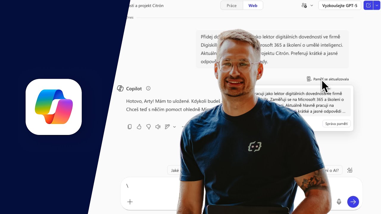 Copilot na míru – naučte ho, kdo jste a co potřebujete