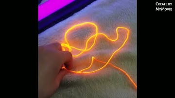 how to make a glow in the dark yoyo string(easy)