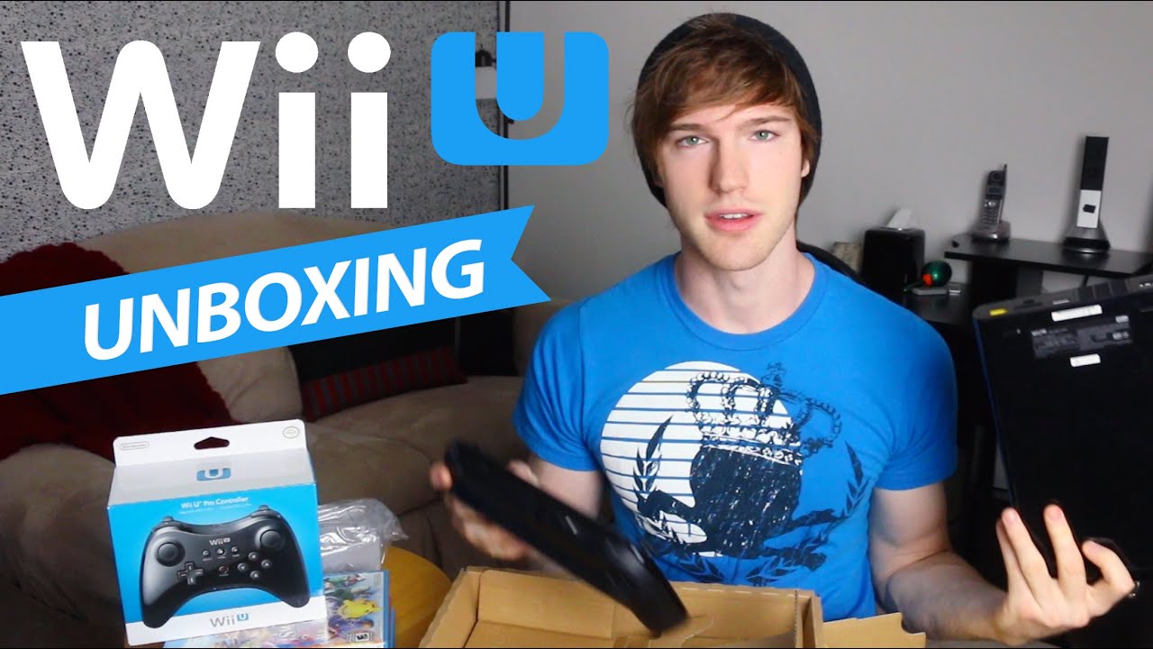Wii U Unboxing + Super Smash Bros!