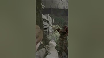Last of us Part 2 - sneaking around clickers in daylight, great idea #shorts