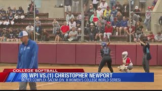 Christopher Newport wins NCAA Division III Softball Championship opener