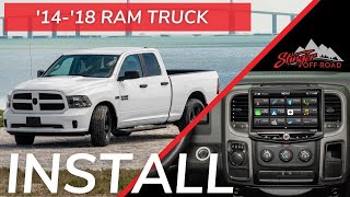 INSTALL: 20142018 RAM Truck Radio Upgrade/Dash Removal | Stinger HEIGH10 | RB10RAM13B