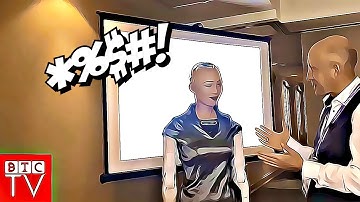 Robot Sofia & Ben Goertzel EXLUSIVE Interview | BTC TV