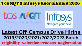 TCS NQT Test  for 2021/2022/2023/2024 batch || Infosys Latest Jobs for Freshers |Jobs 2023