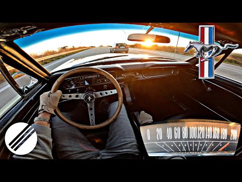 1966 Ford Mustang 4.7 V8 Top Speed Drive on German Autobahn🏎