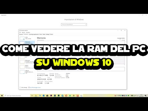 Come vedere la RAM del PC su Windows 10