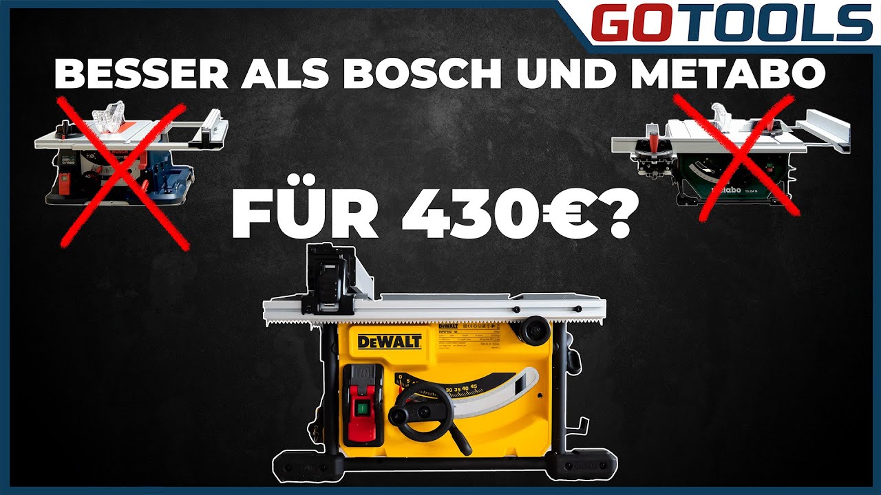 Die Beste Ihrer Klasse?  Dewalt DWE7485 vs Bosch GTS 635-216 vs Metabo TS  254 M