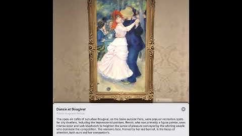 ARKit 1.5 Image Recognition Demo with "Dance at Bougival"