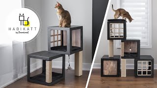 Now On Kickstarter: HabiKatt | The modular and customizable cat tree that's as unique as your cat!