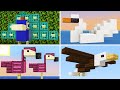 12 Bird Animal Builds you can do in Minecraft Java & Bedrock!