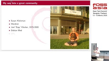 Debian as a global project - Andreas Tille | FOSSASIA Summit 2025