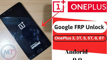 OnePlus Frp Bypaas 9.0 Google Remove || OnePlus 3, 3T, 5, 5T, 6, 6T FRP Unlock Without Computer