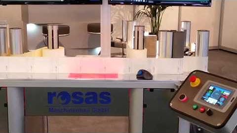 Table top rewinder (Rfid label inspection)