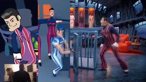 We Are Number One but its a crappy splitscreen video mashup wtih TTS and instrumental audio tracks