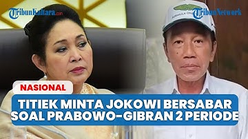 Respons Titiek Soeharto Terkait Jokowi Dukung Prabowo-Gibran 2 Periode: Nanti Aja!