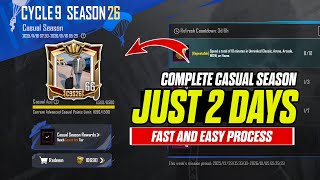 BGMI C9S26Casual Season Mission Kaise Karen? | How to Complete Casual Season Fast & Easy! (2026)