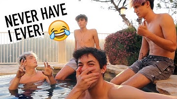 NEVER HAVE I EVER *HOT TUB EDITION* ft. Josh Richards, Jaden Hossler, Quinton Griggs, Bryce Hall